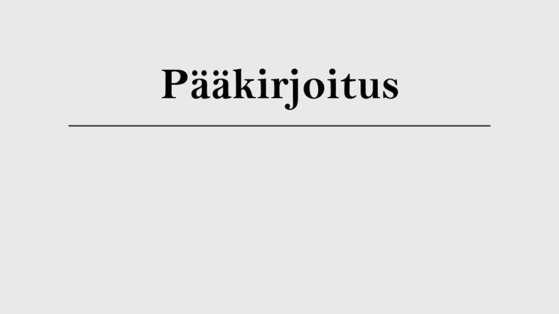 Katastrofi häämöttää – sotahulluudelle on tultava loppu
