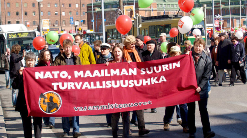 Vasemmistoliiton Natokanta tyrmistyttää