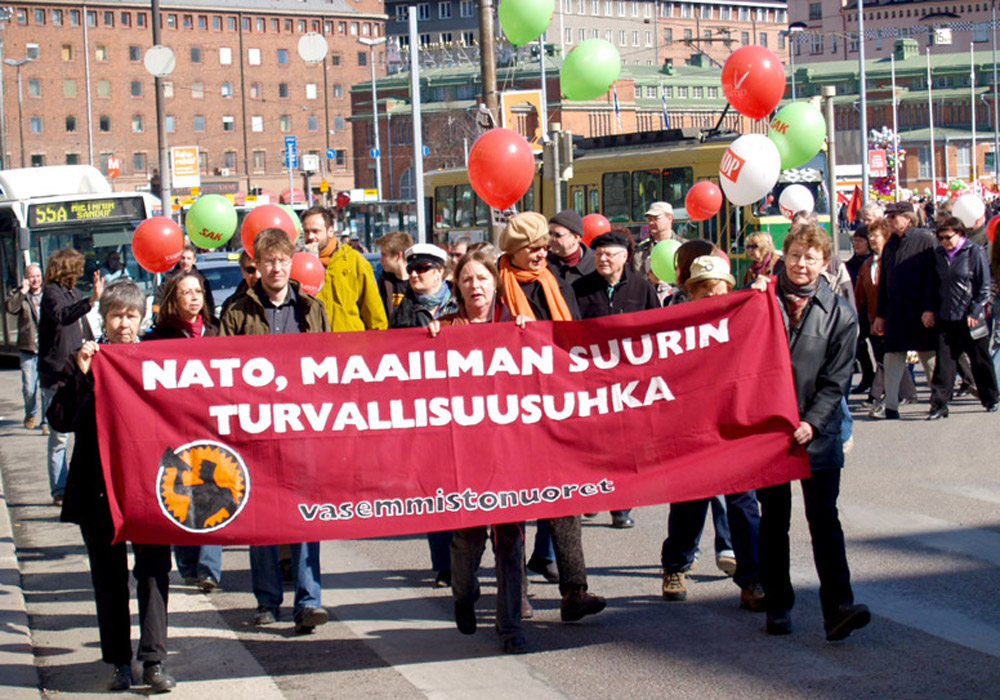 Vasemmistoliiton Natokanta tyrmistyttää