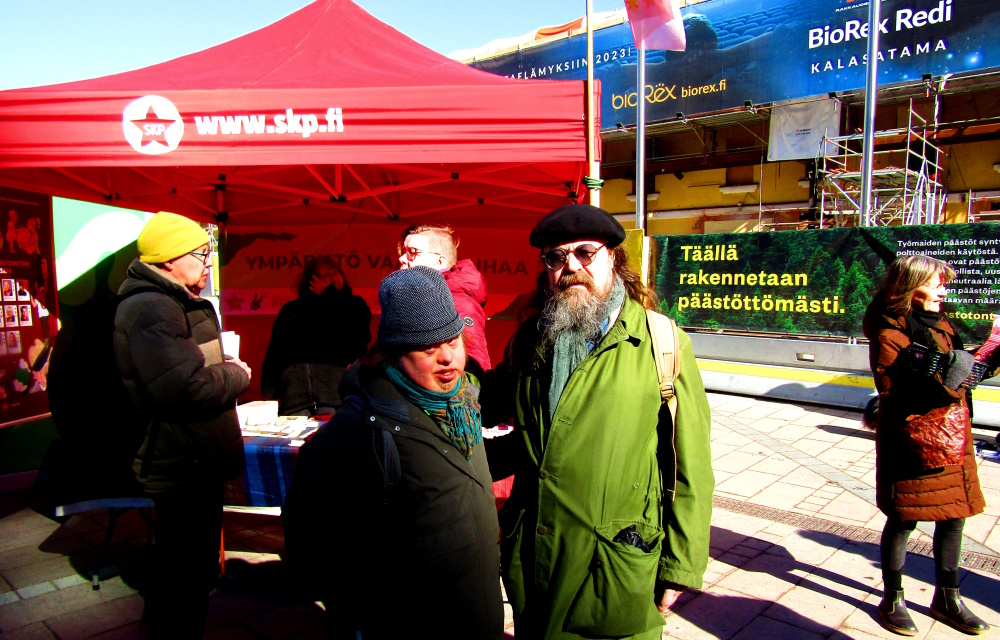 Vaalitunnelmia stadisssa