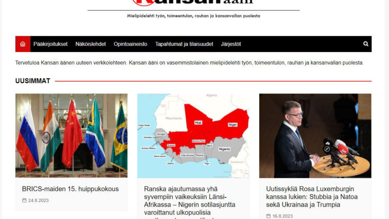 Kansanäänen verkkolehden osoite muuttuu – uusi osoite on kansanaani.org