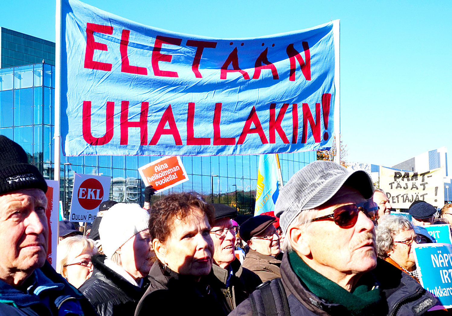 Eläkeläisiin kohdistuvat säästötoimet ja suunnitelmat