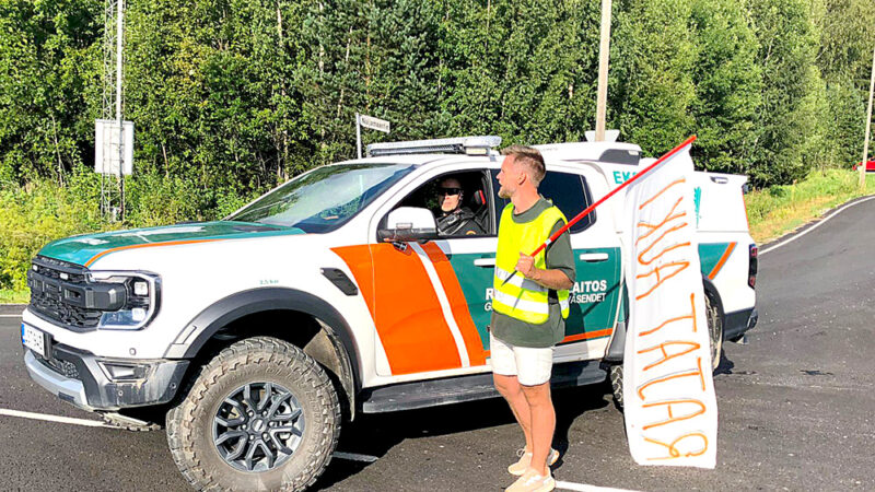 Nuijamaalla vaadittiin rajaa auki Suomen ja Venäjän välillä