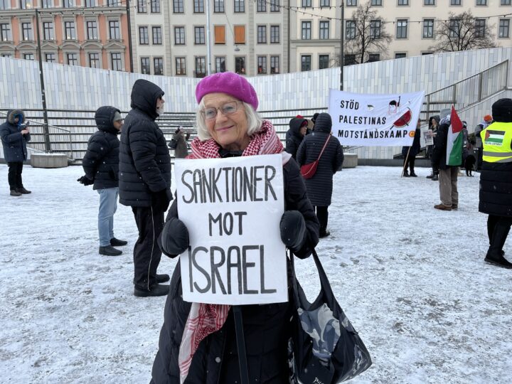 Ruotsin rauhanliike on henkitoreissaan