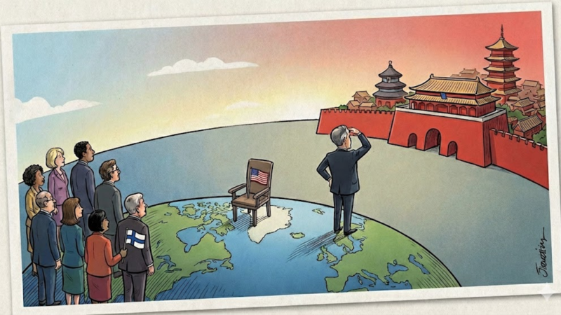 Postikortti Kanadasta. Vai Kiinastako lienee?