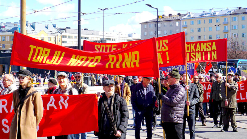 Työkansan- ja rauhan Vappu Helsingissä