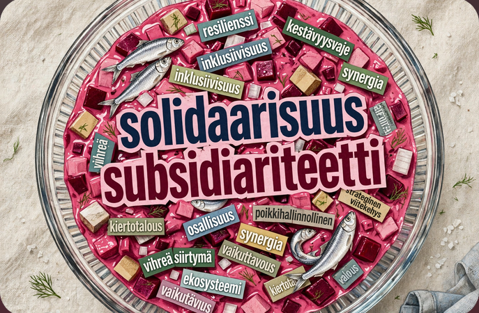 Solidaarisuudesta subsidiariteettiin sekä sillisalaatin muita aineksia