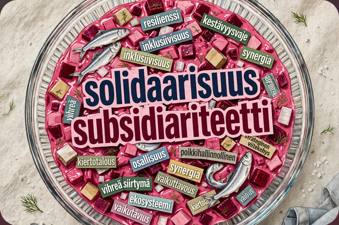 Solidaarisuudesta subsidiariteettiin sekä sillisalaatin muita aineksia